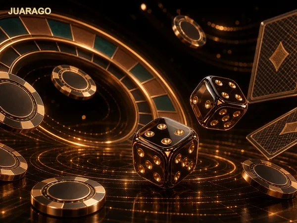 Halaman utama juarago dengan navigasi game yang praktis