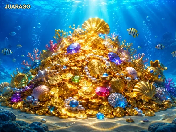 Fitur target ikan dalam permainan Treasure Boat Fishing